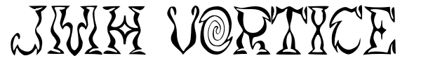 JMH Vortice font preview